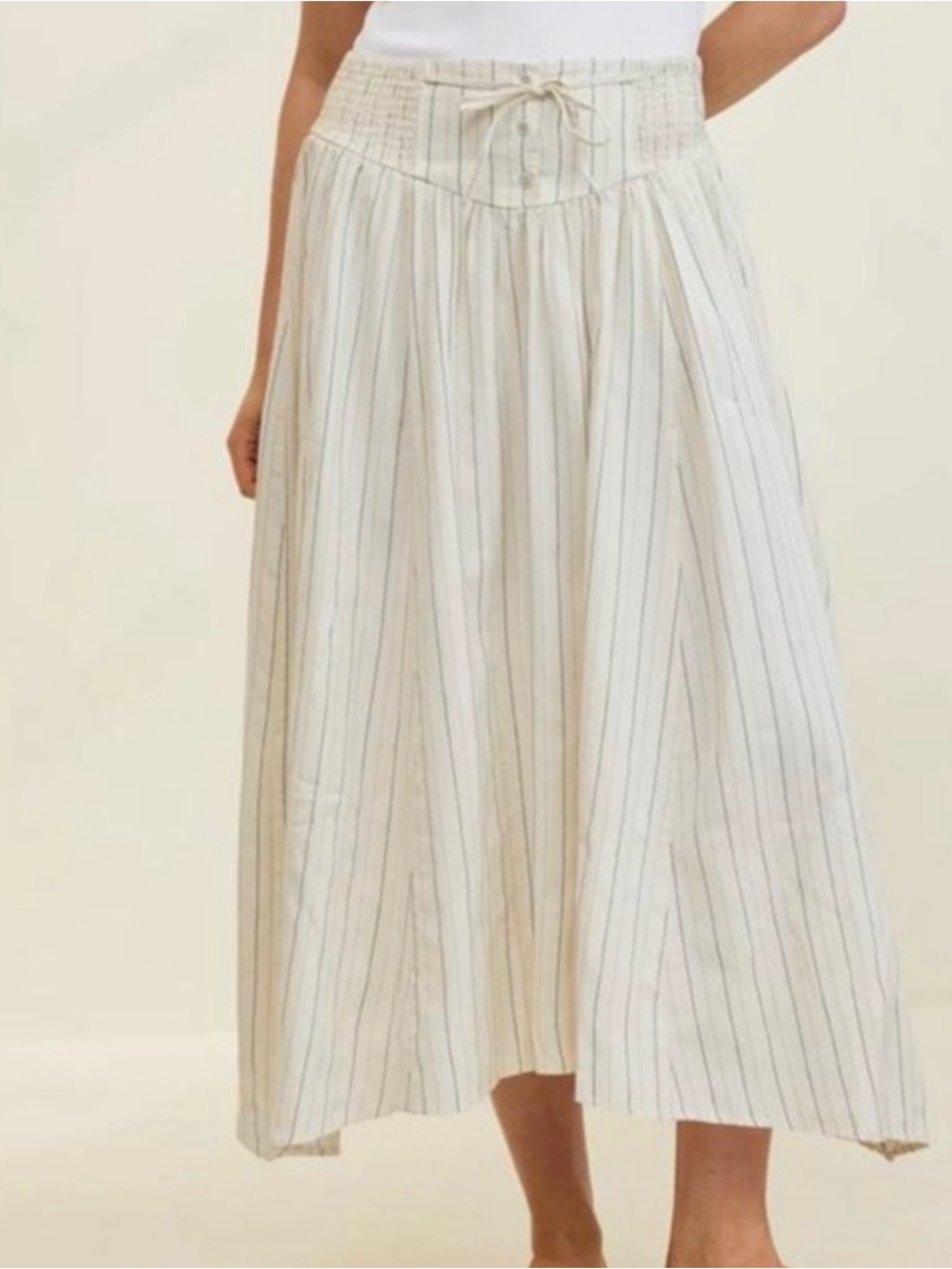 Aerie Maxi Pin Stripe Skirt - Picture 3 of 3